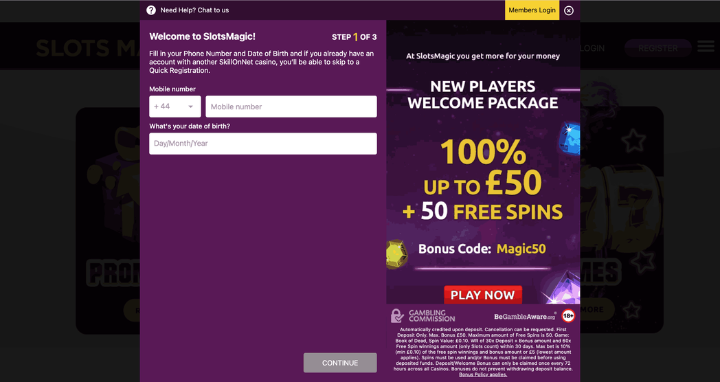 Gameplay slots magic