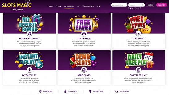 Gameplay slots magic