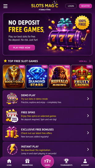 Gameplay slots magic